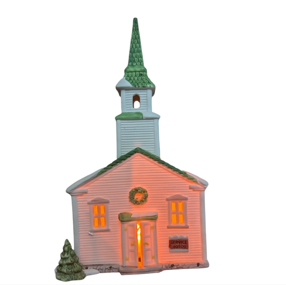 Department 56 Steeple Church - New England Village Series VINTAGE 1986 - Picture 6 of 13